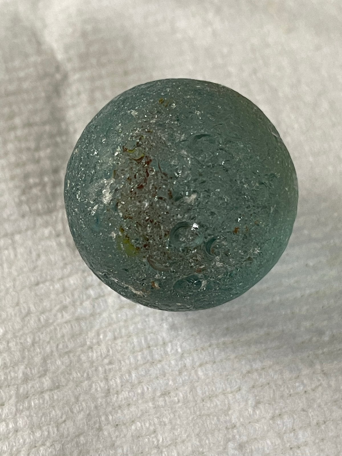 Vintage Sea glass Marble- Knikker, Antiek en Kunst, Ophalen of Verzenden
