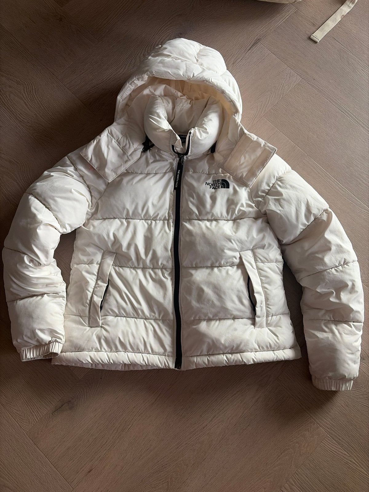The North Face Puffer Jas Dames Maat S, Ophalen of Verzenden, Zo goed als nieuw, Maat 36 (S), Wit