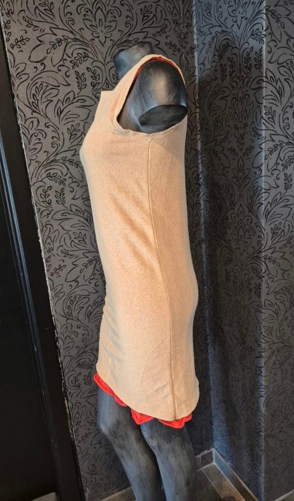 Mooie 'Veil Dress'  eckhaus latta, maat M, Maat 38/40 (M), Eckhaus latta, Beige, Nieuw