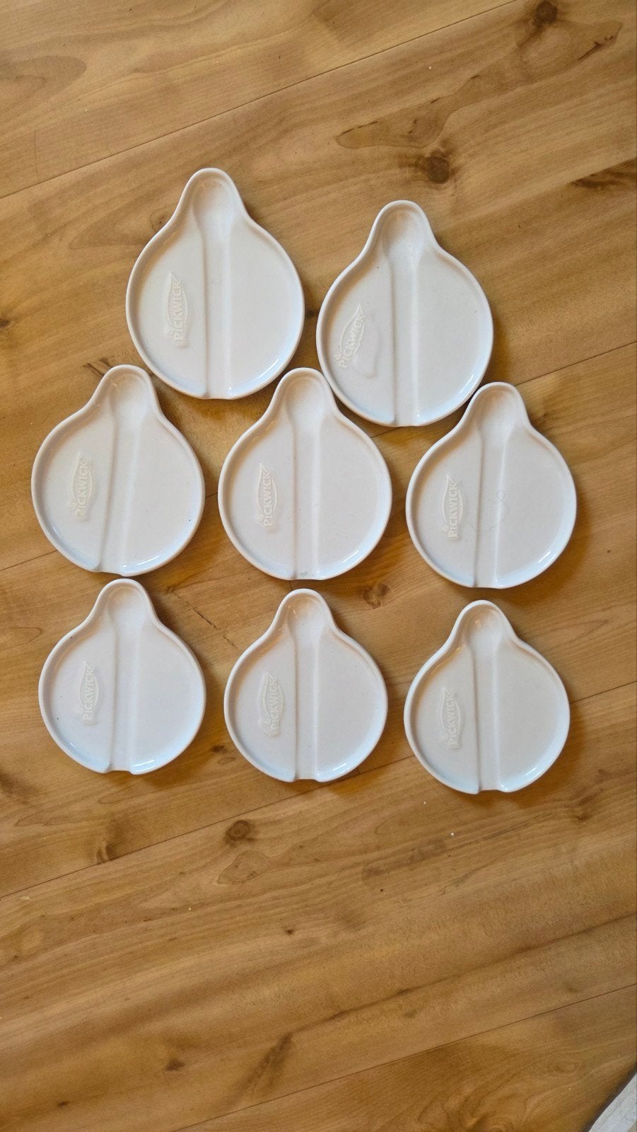 Pickwick theezakjeshouders  of schotels - set van 8, Ophalen of Verzenden
