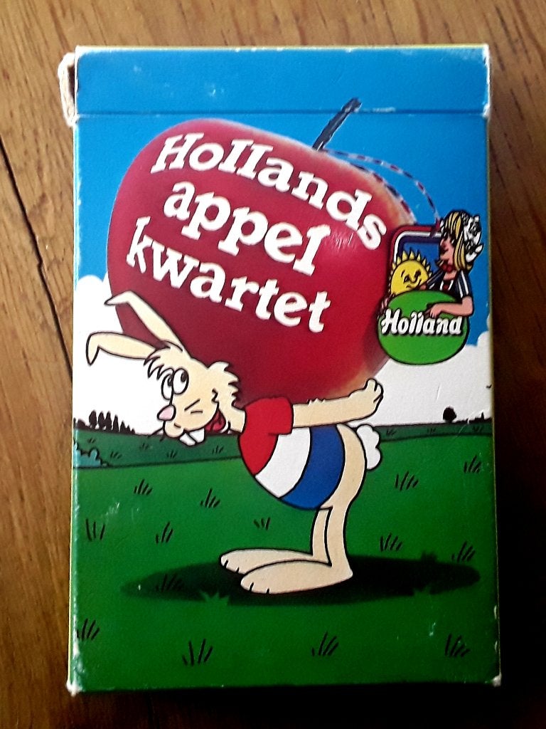 Vintage kwartetspel: Hollands appel kwartet, Ophalen of Verzenden, Gebruikt