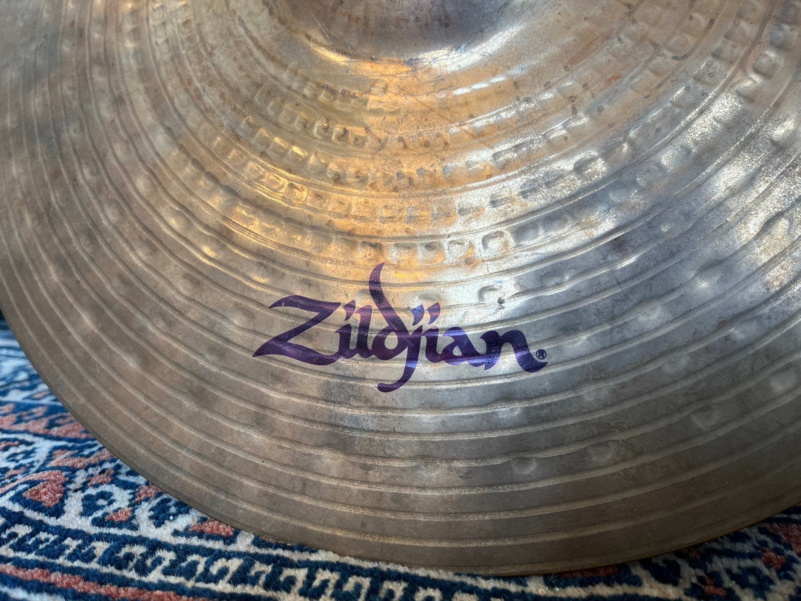 Zildjian Edge Max-Hat, Hi-Hat Bekkens, 14”, B20 Brons, 90’s, Gebruikt, Verzenden, Overige soorten, Zildjian