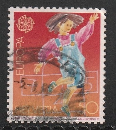 Zwitserland 1989 1391 Europa 50c, Gest, Ophalen of Verzenden, Gestempeld