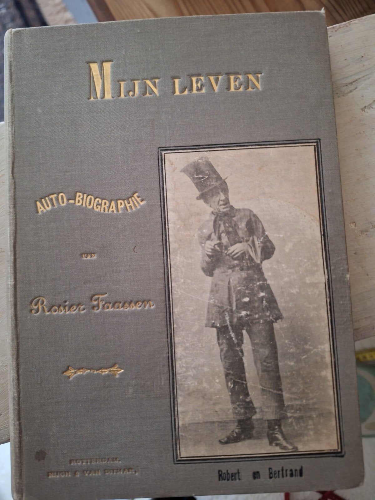 Antiek boek: Mijn Leven - Autobiografie Rosier Faassen, Ophalen of Verzenden, Gelezen, Rosier Faassen, Kunst en Cultuur
