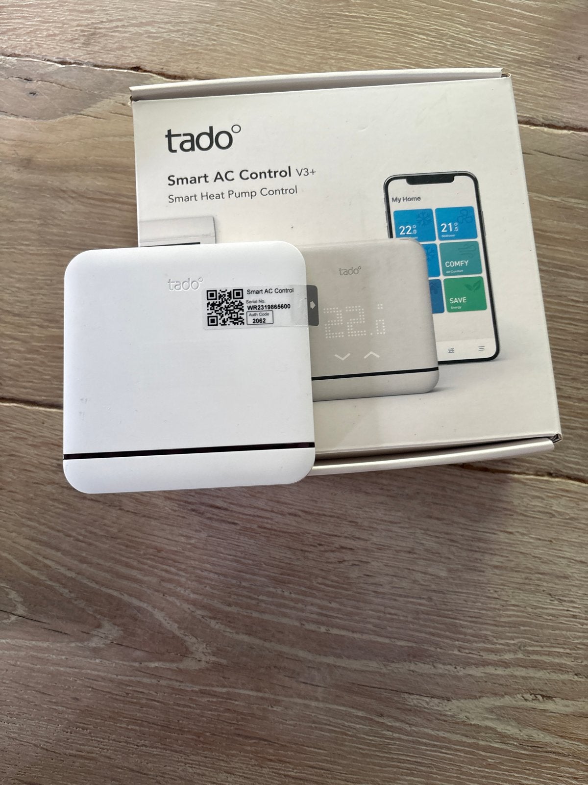 Tado Smart AC Control V3+ Slimme Airco Thermostaat, Ophalen of Verzenden, Zo goed als nieuw, Afstandsbediening
