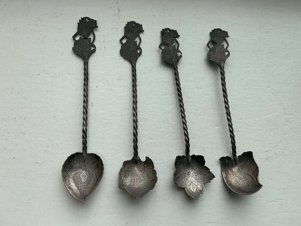 Zilveren lepeltjes., Antiek en Kunst, Ophalen of Verzenden