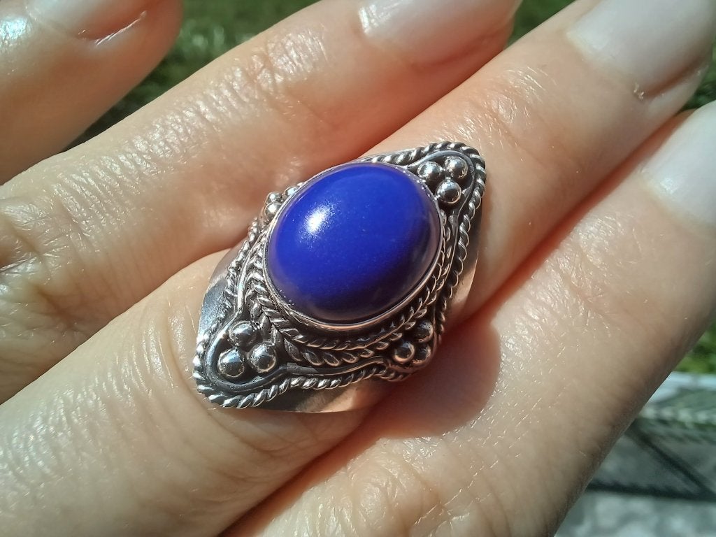 Vanoli - 925 zilveren ring met lapislazuli maat 17, Daiva1973@hotmail.com, Vanoli, Blauw, Amsterdam