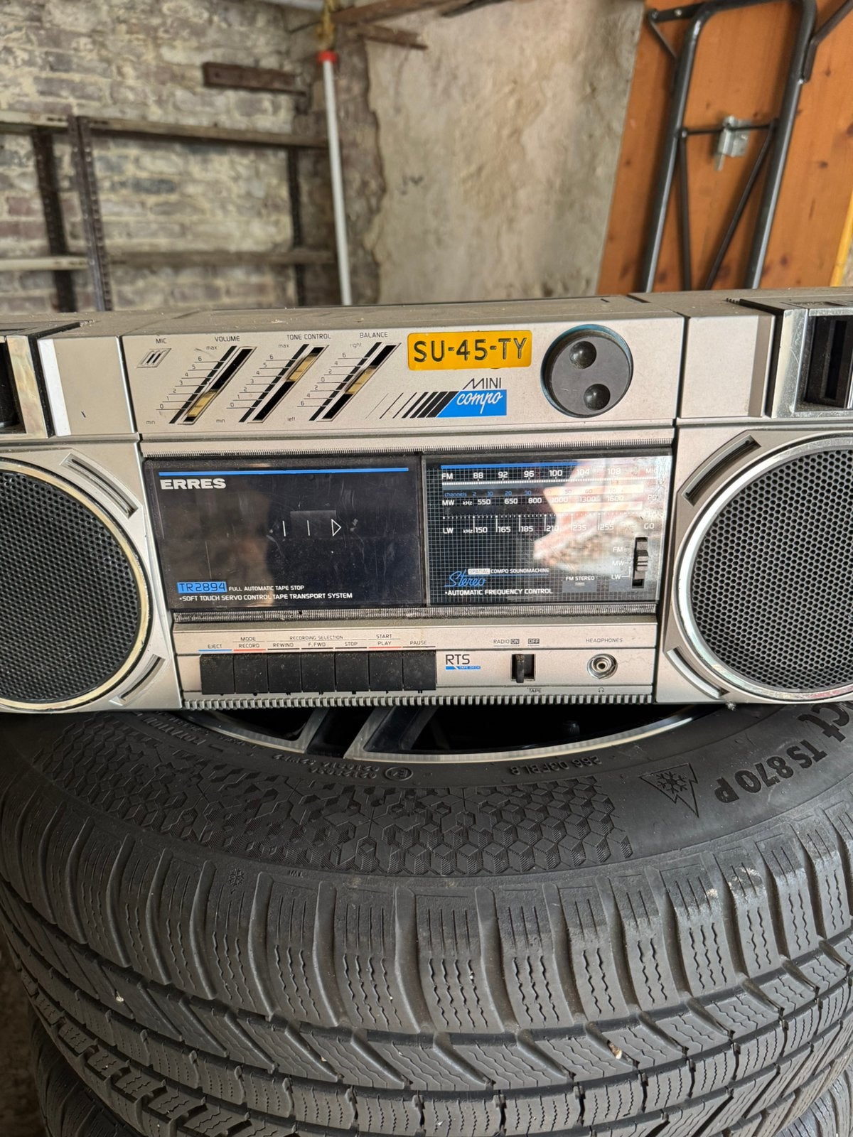 Radio cassete recorder, Ophalen, Gebruikt