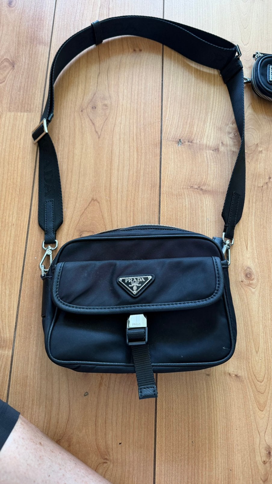 Prada re nylon crossbody tas vintage, Sieraden, Tassen en Uiterlijk, Tassen | Schoudertassen, Ophalen of Verzenden, Zo goed als nieuw