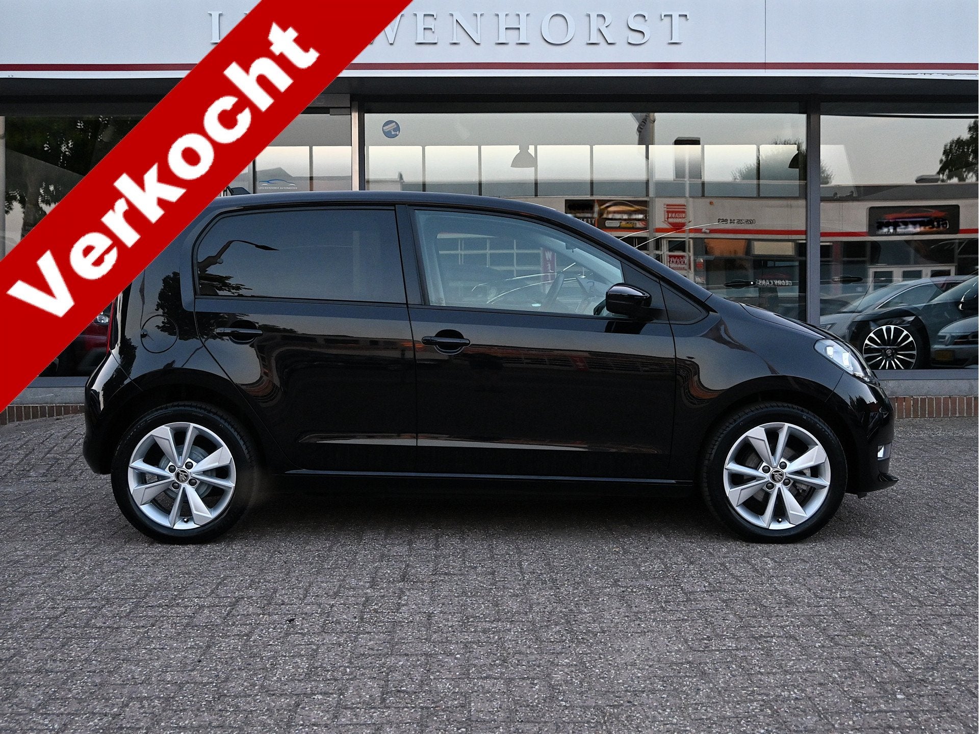 Skoda Citigo e-iV EV Style SOH 94.7%, UNIEKE kilometerstand,, 83 pk, Stof, Zwart, Citigo