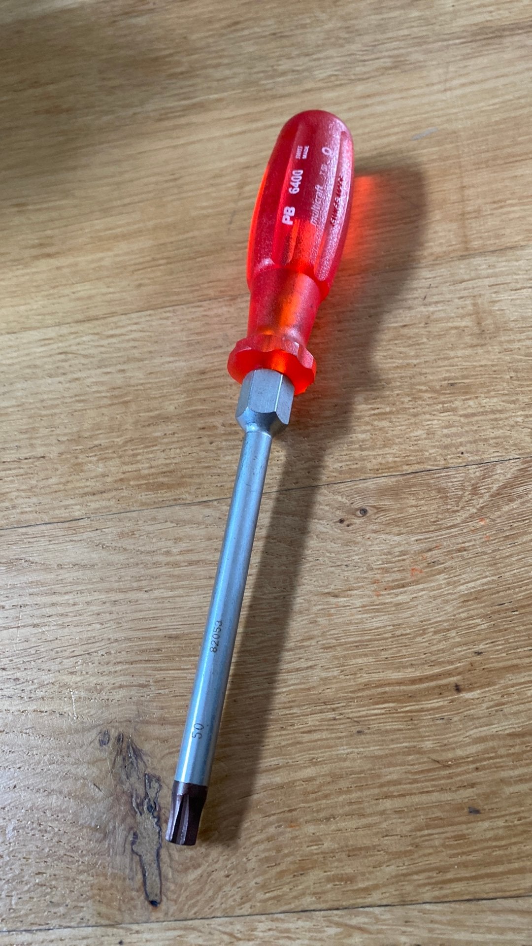 PB swiss torx schroevendraaier T50  PB 6400 nieuw, Ophalen of Verzenden, Zo goed als nieuw