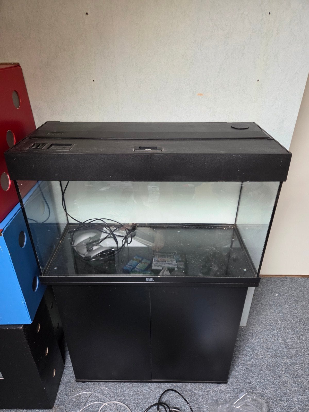 Complete starter set aqua scaping rio 125 inclusief kast, Ophalen, Gebruikt, Inclusief deksel, Leeg aquarium