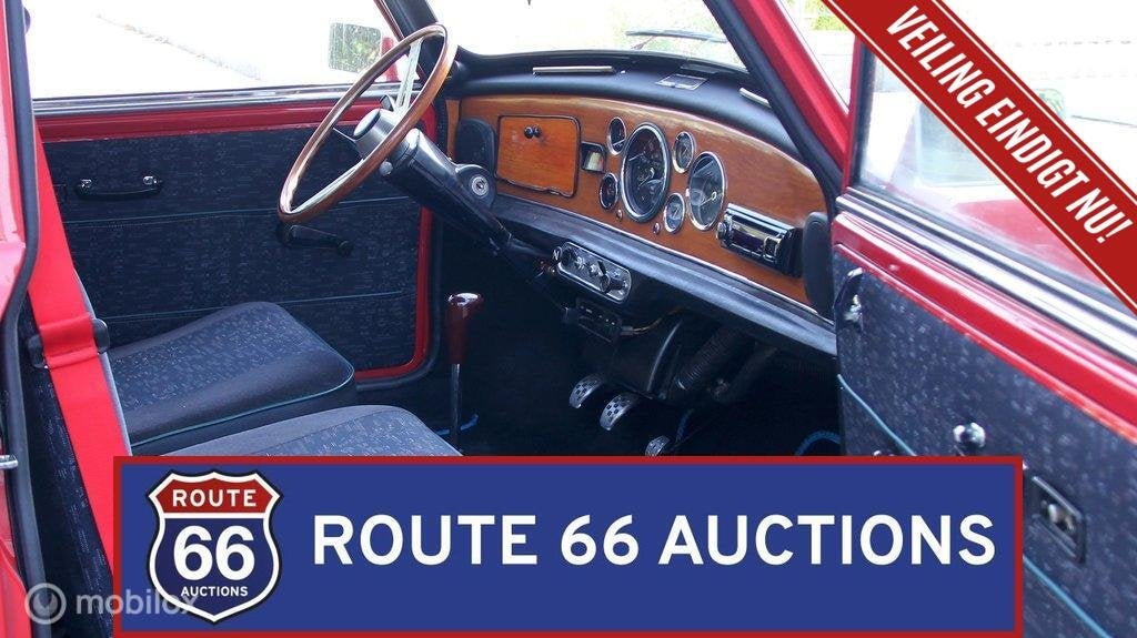 Mini 1000 De Luxe | 1973 | Route 66 Auctions, Auto's, Overige carrosserieën, Zwart, Bedrijf, Handgeschakeld