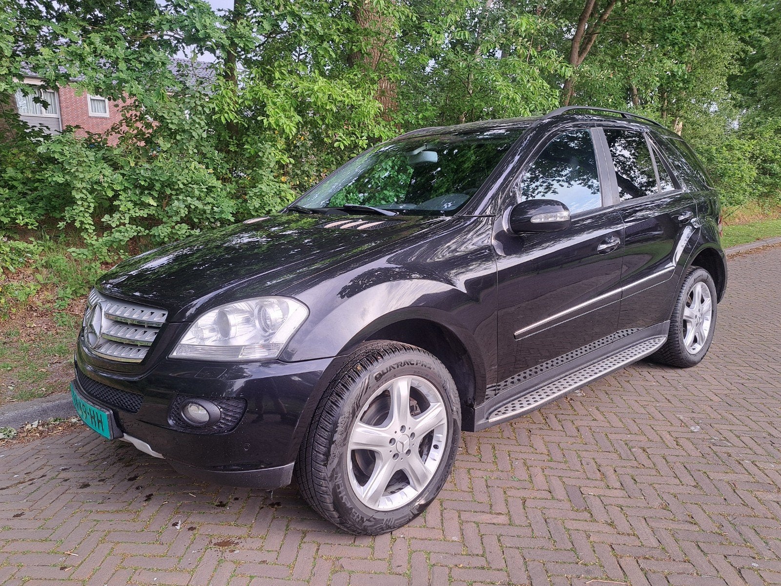Mercedes-Benz M-Klasse 3.0 CDI Ml320 4MATIC AUT 2007 Zwart, Auto's, Mercedes-Benz, Automaat, Zwart, 255 €/maand, 10 km/l