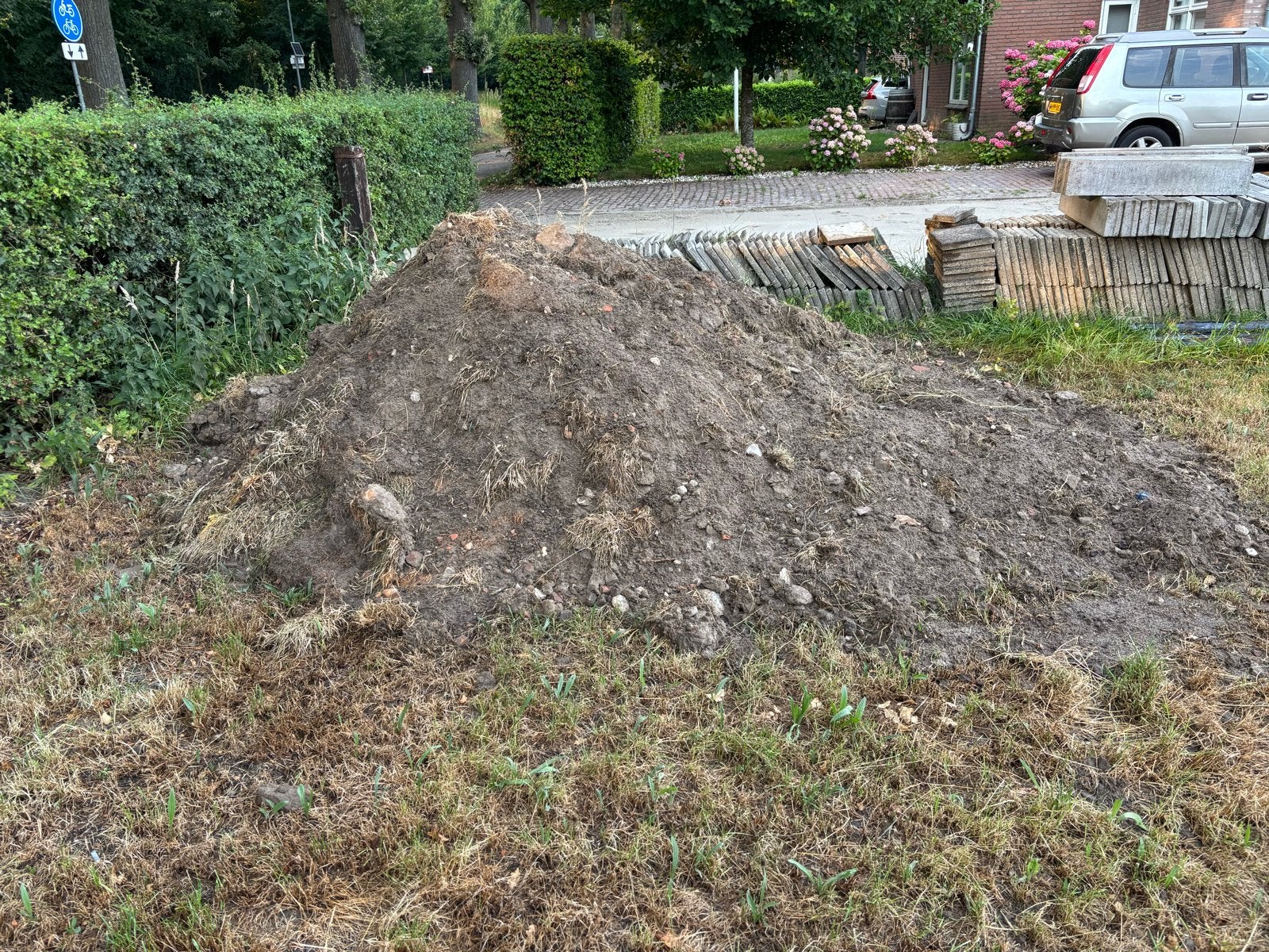 Grond/zand/zoden gratis af te halen, Ophalen, Gebruikt