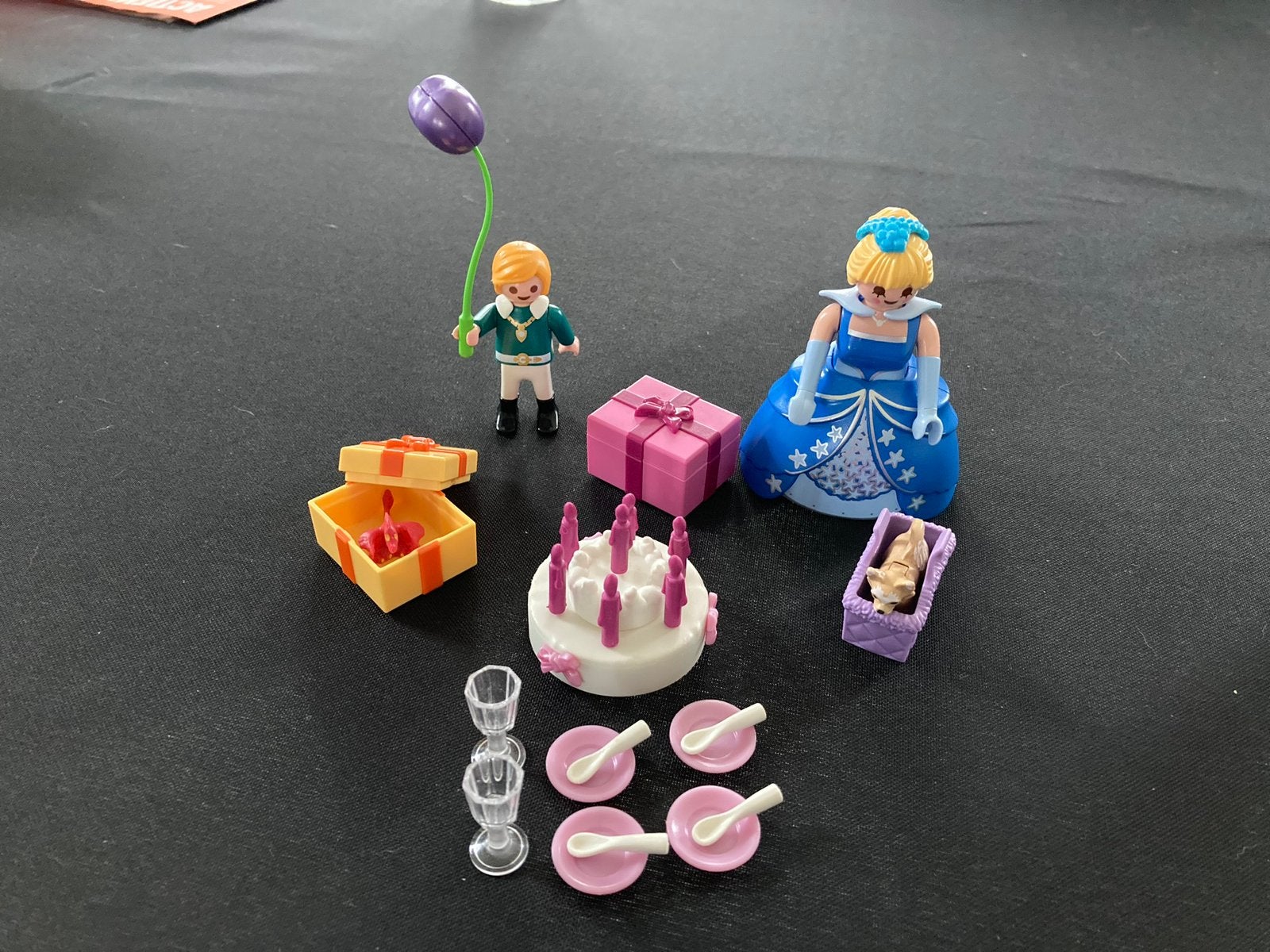 Playmobil verjaardag van een prinsje., Ophalen of Verzenden, Zo goed als nieuw