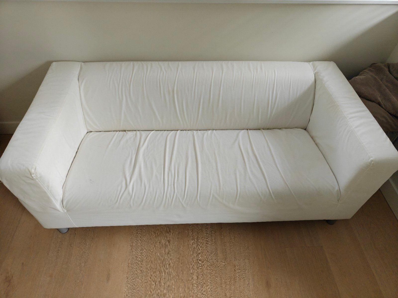 Klippan bank IKEA, wit, Ophalen, Gebruikt, Tweepersoons, Rechte bank