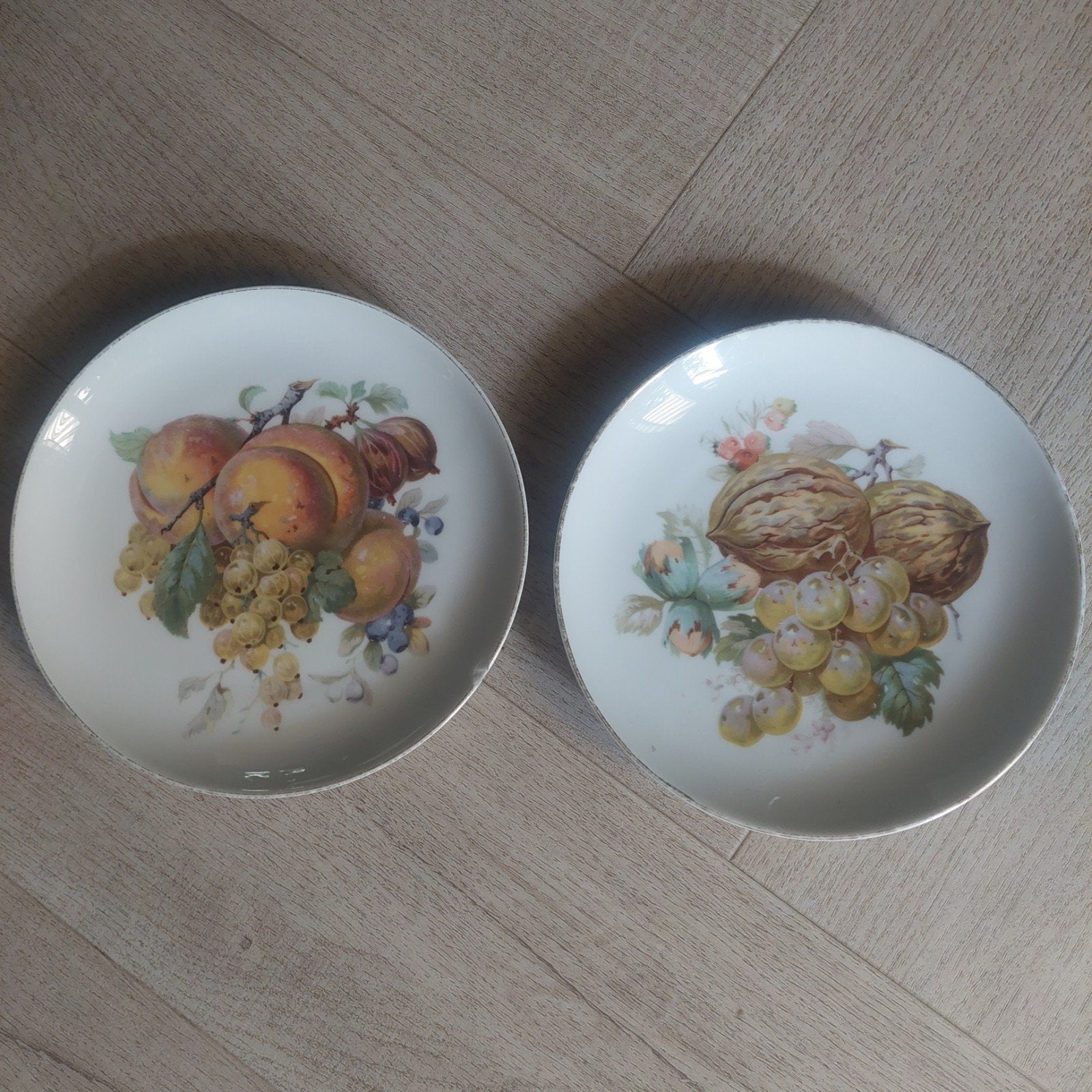 KPM Porseleinen Sierborden met Fruitmotief (Set van 2), Ophalen of Verzenden