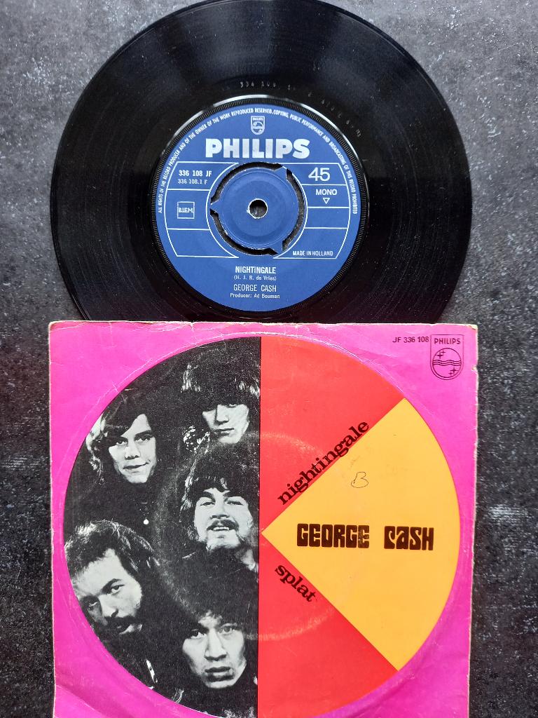 George Cash - Nightingale 1969, Gebruikt, 7 inch, Single, Ophalen of Verzenden