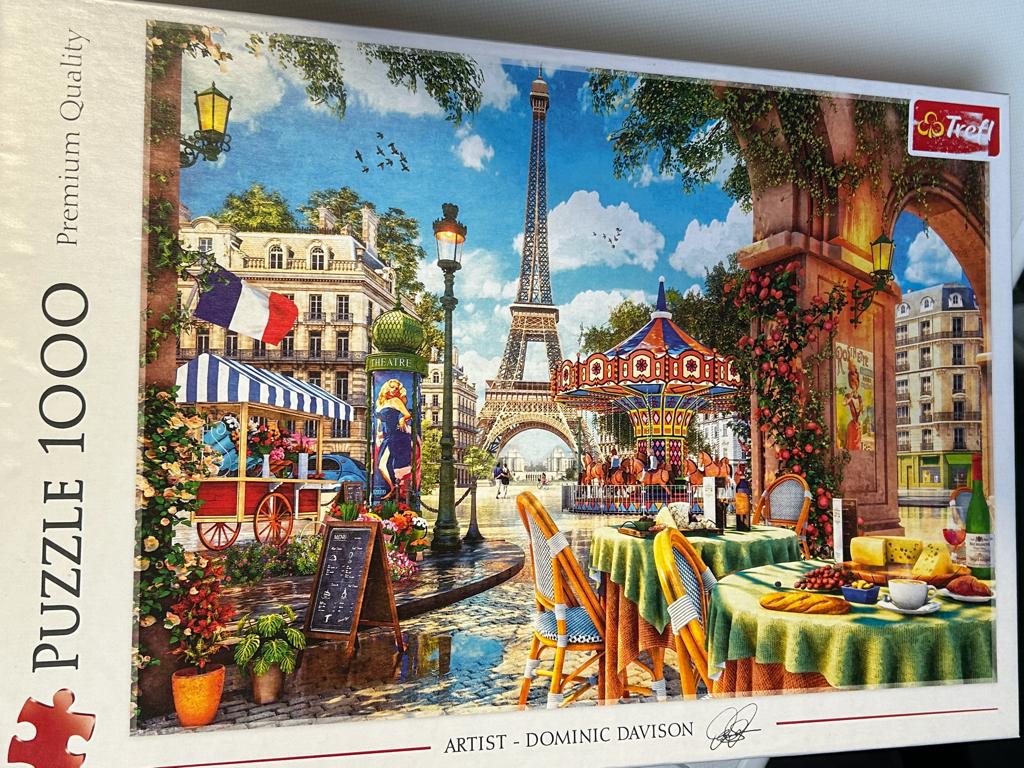 Puzzel Trefl "Parijs ", Hobby en Vrije tijd, Ophalen, 500 t/m 1500 stukjes, Gebruikt, Legpuzzel