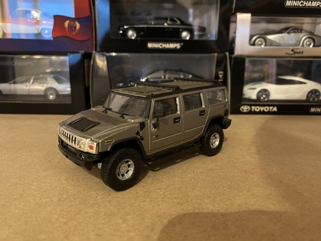 Hummer H2  1/43, Ophalen of Verzenden, Zo goed als nieuw, Auto, Overige merken
