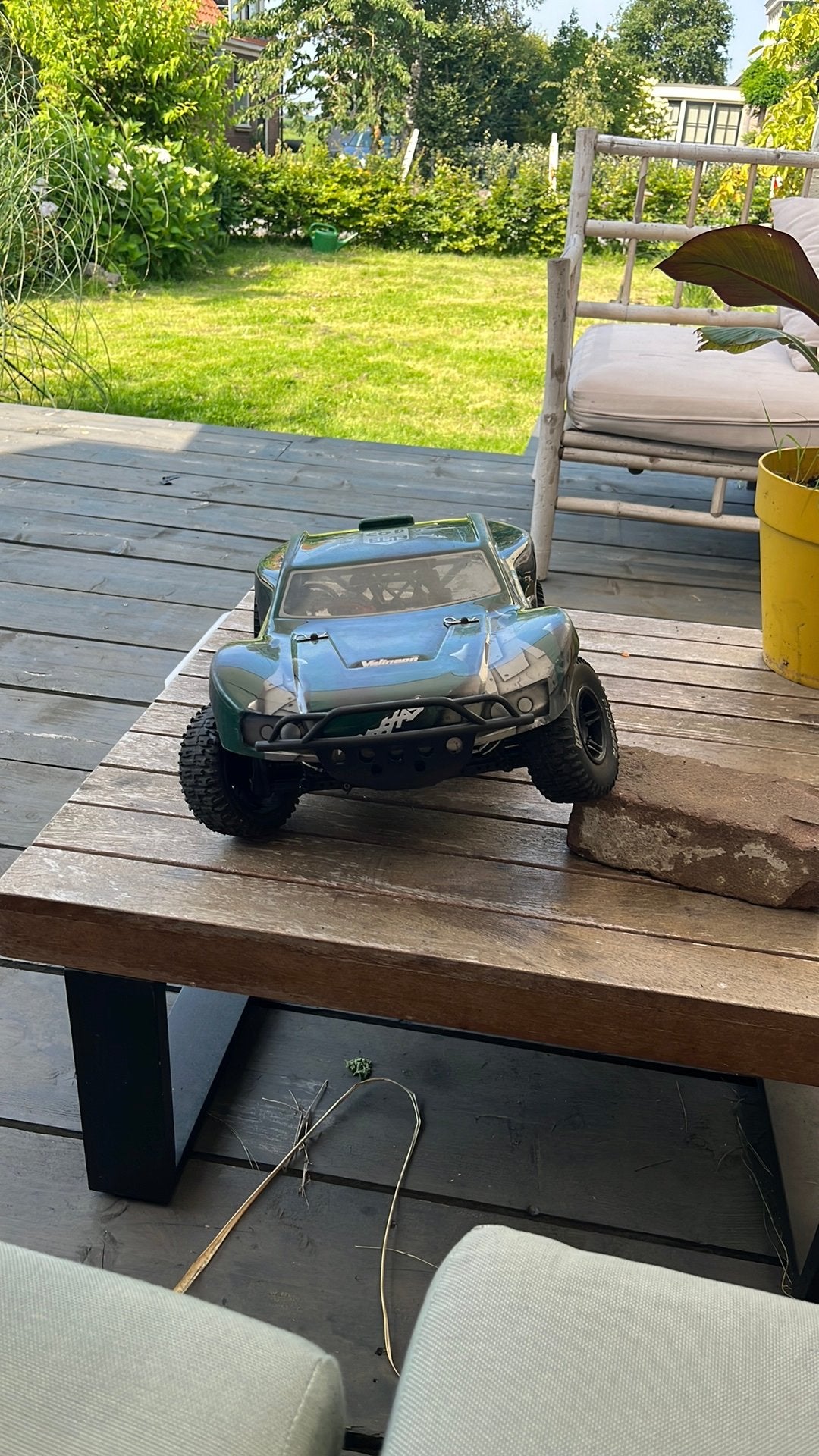 Traxxas slash 4x4 1 op 12, Ophalen, Gebruikt, Auto