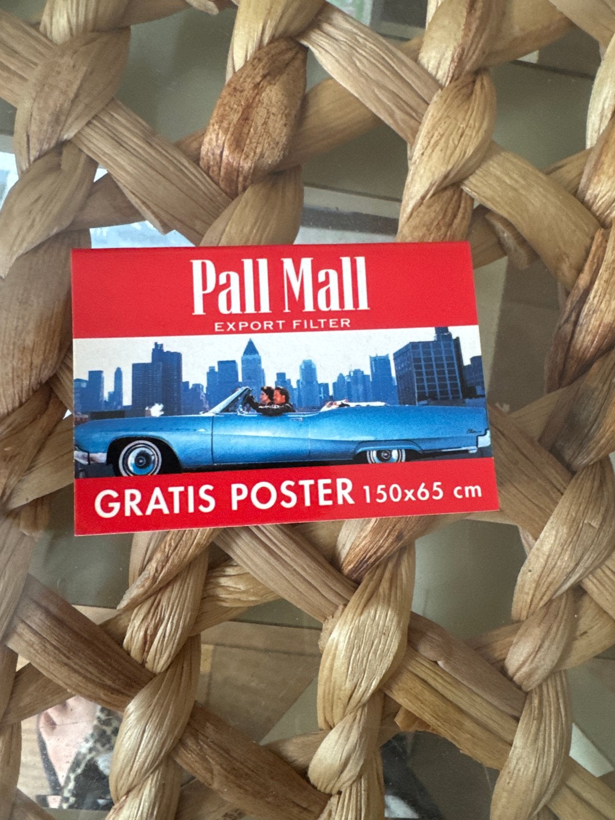Vintage Pall Mall Luciferdoosje - Gratis Poster Actie, Ophalen of Verzenden, Nieuw, Luciferdoosjes of -merken