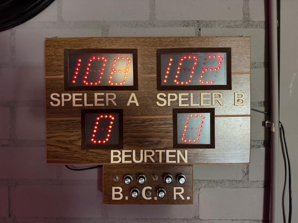 Digitale biljart score bord, Ophalen of Verzenden, Biljarttafel