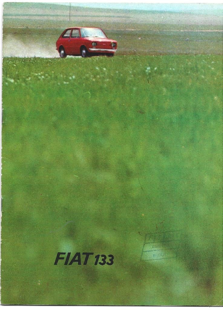 Fiat 133 brochure auto (fi02), Ophalen of Verzenden, Zo goed als nieuw, Overige merken