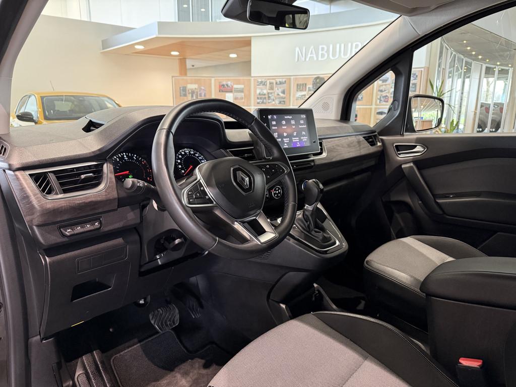 Renault Kangoo 1.3 TCe Techno Automaat, Camera, Navigatie, C, Auto's, Renault, 12 maanden, Gebruikt, Leder en Stof, Zwart