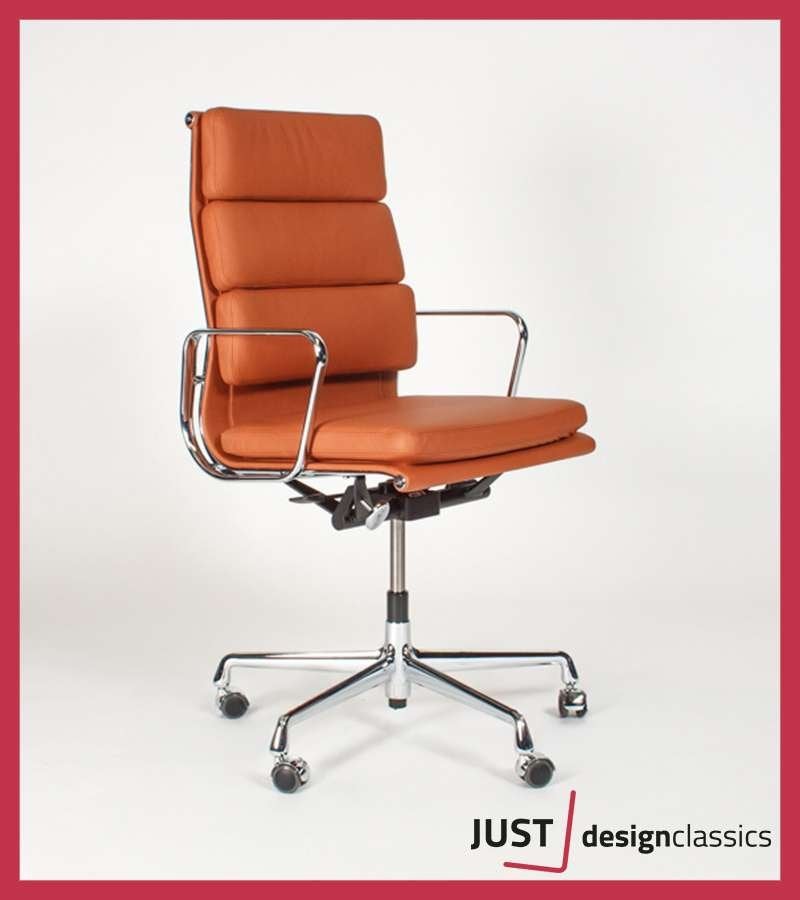 Eames Vitra ea 219 Cognac Leder Chroom NIEUW, Niet ingevuld, Overige kleuren, Niet ingevuld, Nieuw