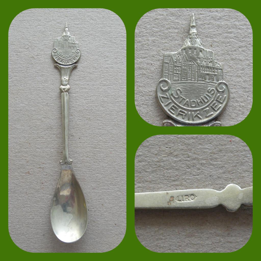 Lepeltje Stadhuis Zierikzee        (Verzendkosten nl € 1,40), Antiek en Kunst, Antiek | Bestek, Verzenden