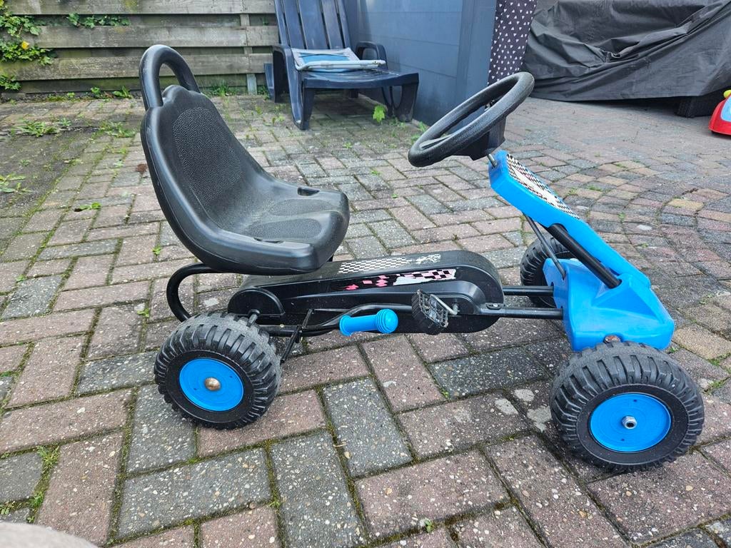Blauwe skelter voor kinderen, Ophalen, Gebruikt, Trapvoertuig