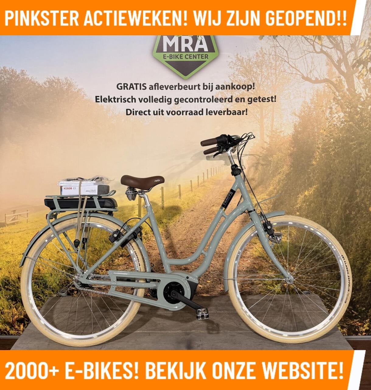 Frappe FBC 200 Elektrische fiets met BOSCH midden motor!, 51 tot 55 cm, Nieuw, Overige merken