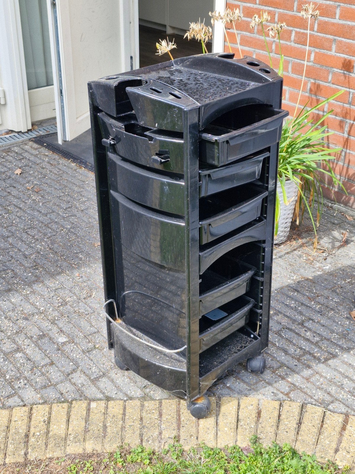 opberg kar, Ophalen