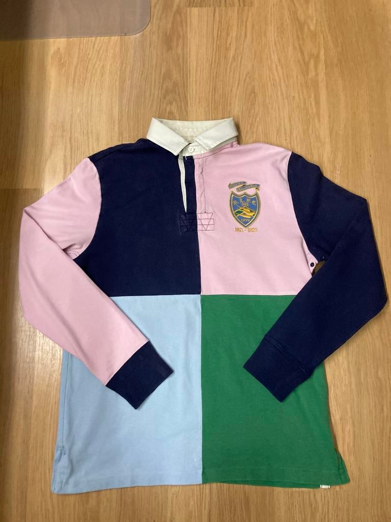VTG Ralph Lauren Rugbypolo - M - Custom Fit Country Club, Kleding | Heren, Truien en Vesten, Ralph Lauren, Ophalen of Verzenden