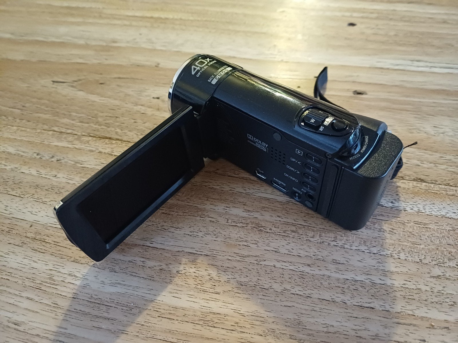 Zo goed als nieuw JVC Everio GZ-E105BE Camcorder, Full HD, JVC, 20x of meer, Overige soorten