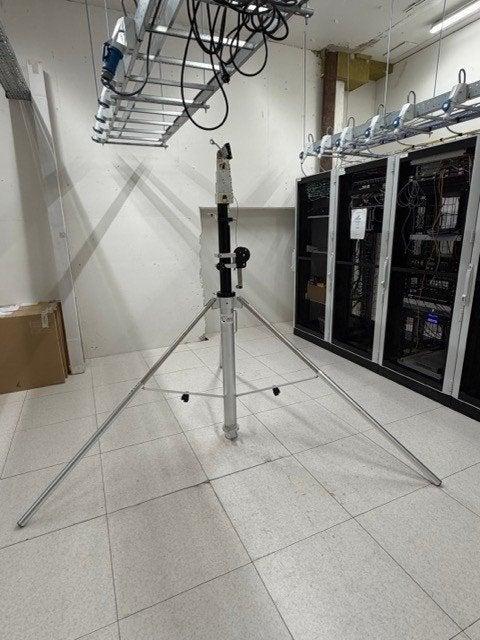 Endzone Telescopische Videotoren (7,5 meter), Audio, Tv en Foto, Ophalen, Gebruikt, Driepoot, 175 cm of meer