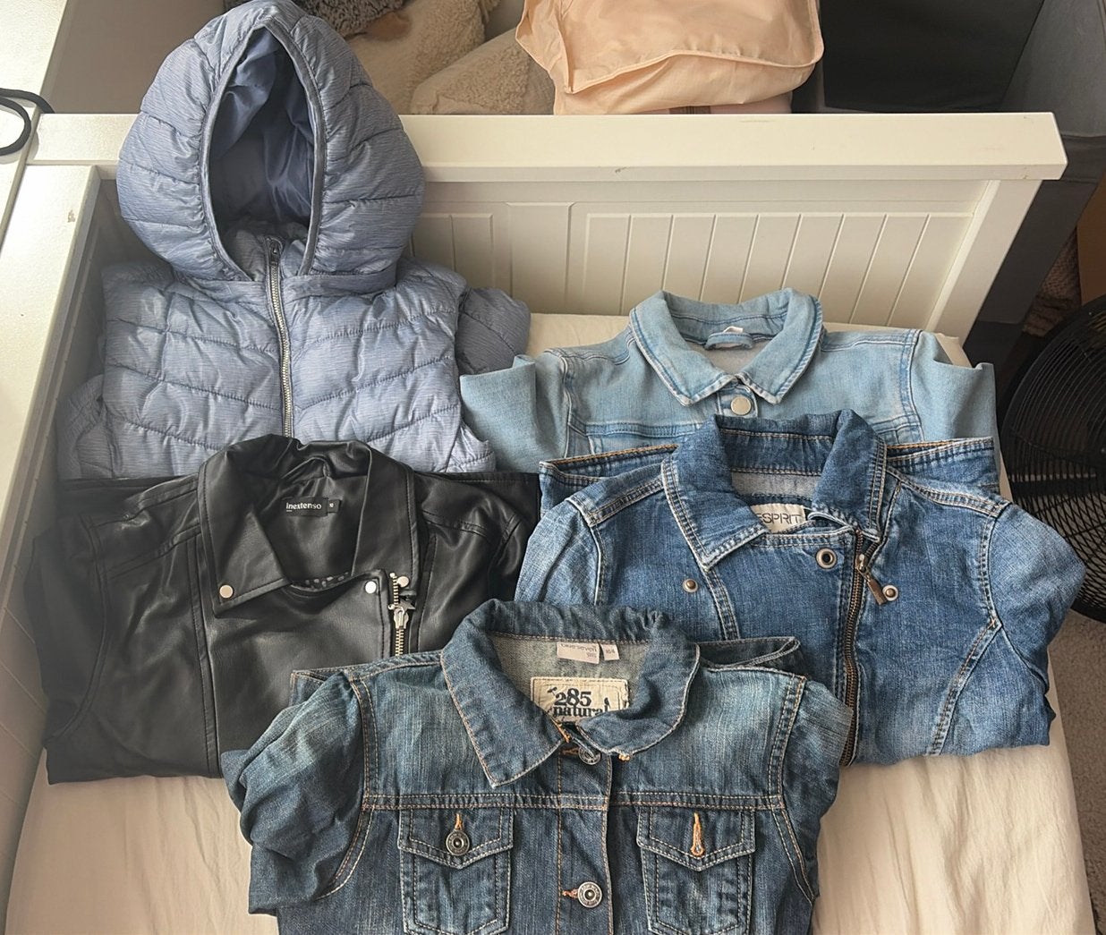 Jasjes en bodywarmer (5 stuks) (maat 140 - S), Ophalen of Verzenden, Zo goed als nieuw, Meisje, Trui of Vest