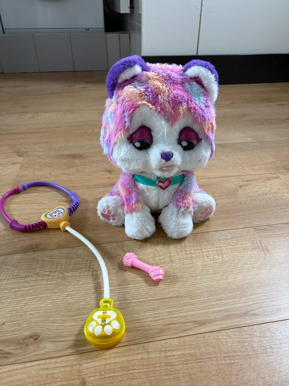 FurReal Friends Poopalots Big Wags interactieve puppy, Overige merken, Zo goed als nieuw, Middelgroot (20 tot 80 cm), Meerkleurig