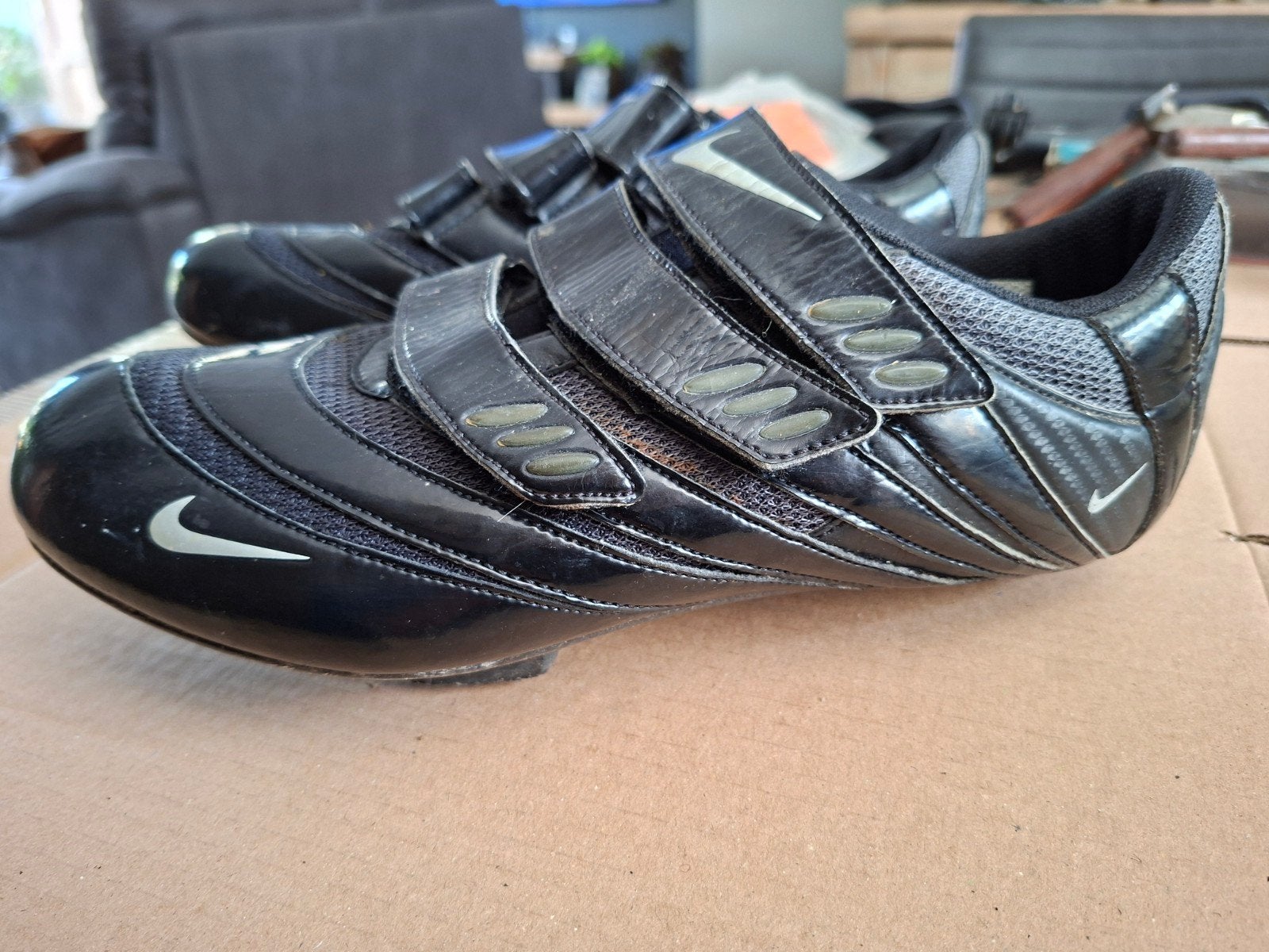 Nike fietsschoenen - Zwart - Gebruikt, Gebruikt, Nike, Heren, Schoenen