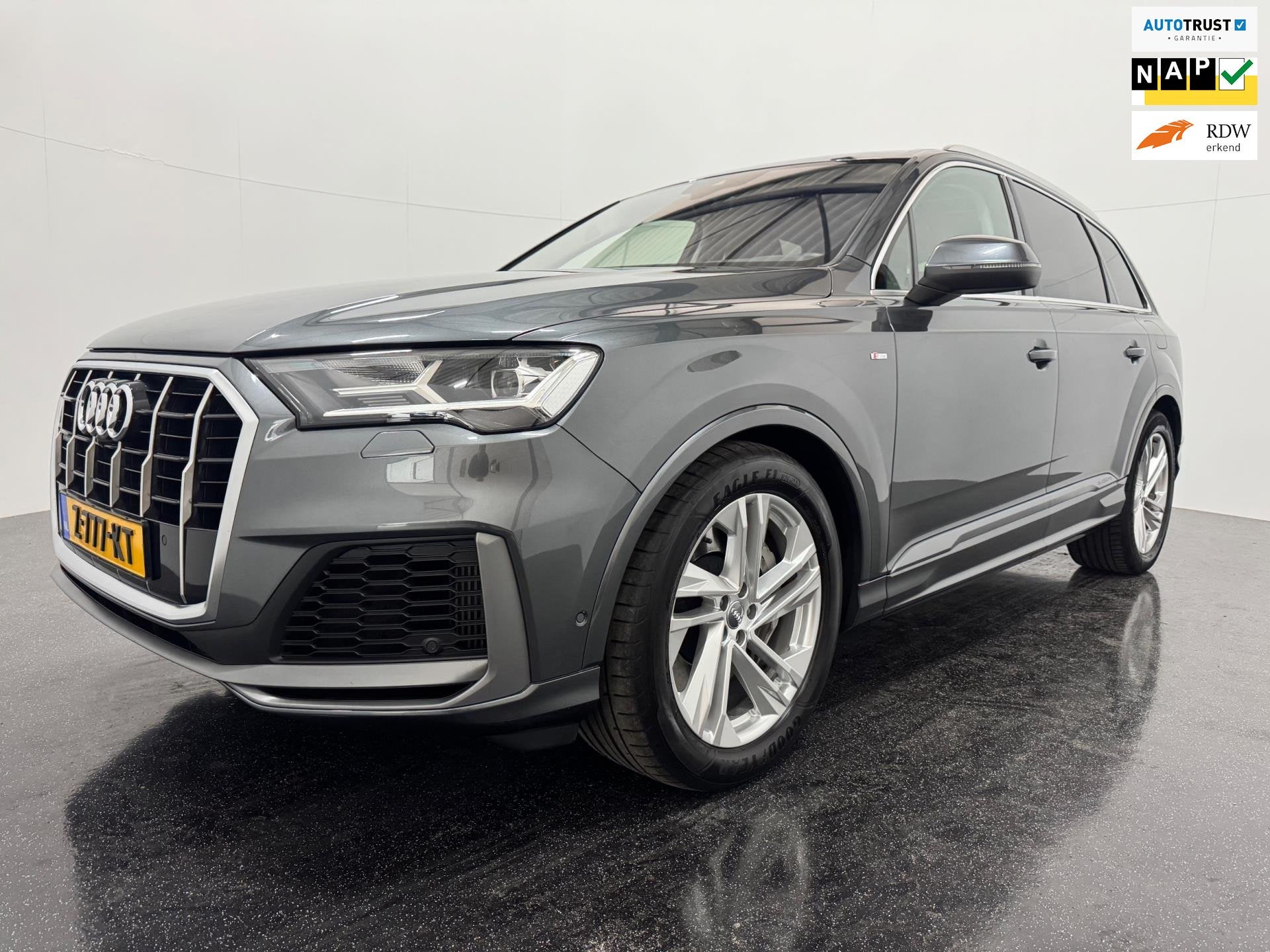 Audi Q7 55 TFSI e quattro Pro Line Plus B&O Luchtvering Pano, Auto's, Audi, Automaat, Dealer onderhouden, Gebruikt, Euro 6