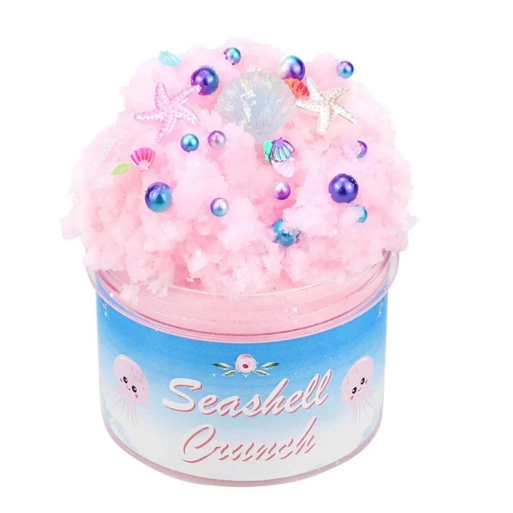Seashell Crunch Slime - Roze met Zeethema Decoraties, Ophalen of Verzenden, Nieuw, Jongen of Meisje