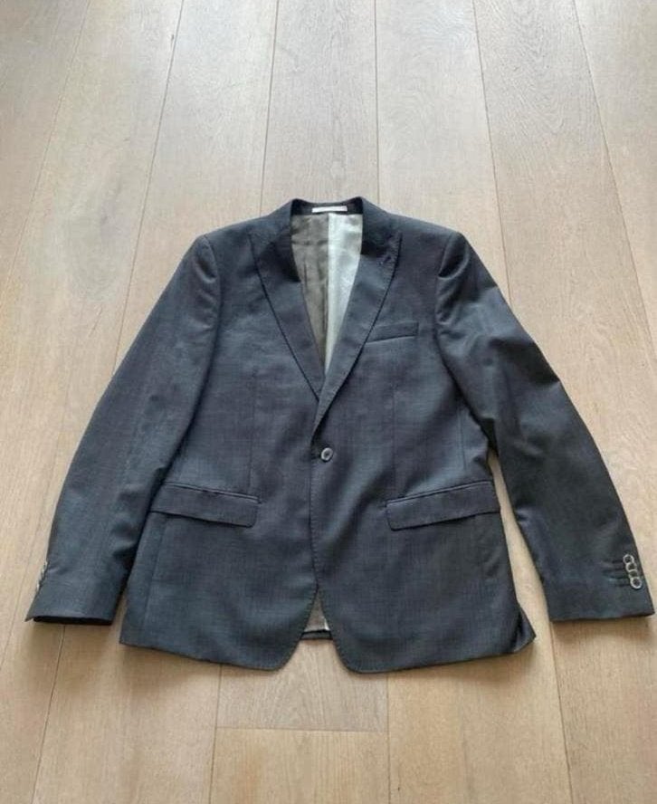 Van gils colbert 52 L nieuwstaat wol, Ophalen of Verzenden, Zo goed als nieuw, Maat 52/54 (L), Grijs
