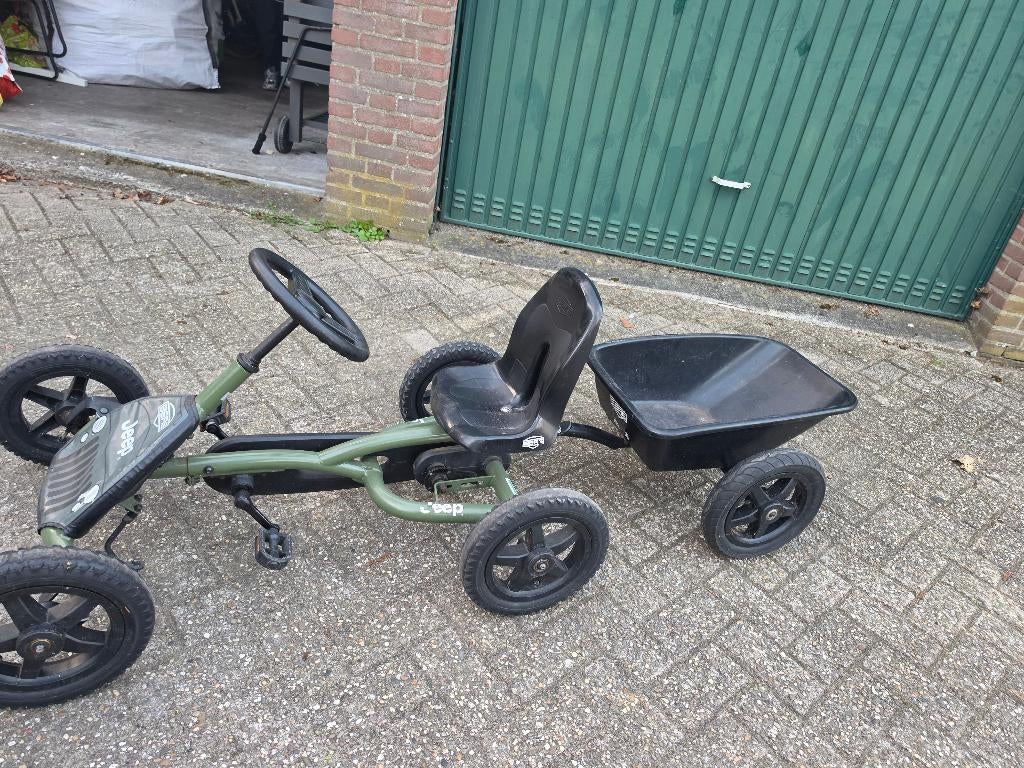 Berg skelter Jeep uitvoering met aanhanger, Ophalen, Gebruikt, 16 inch, Berg