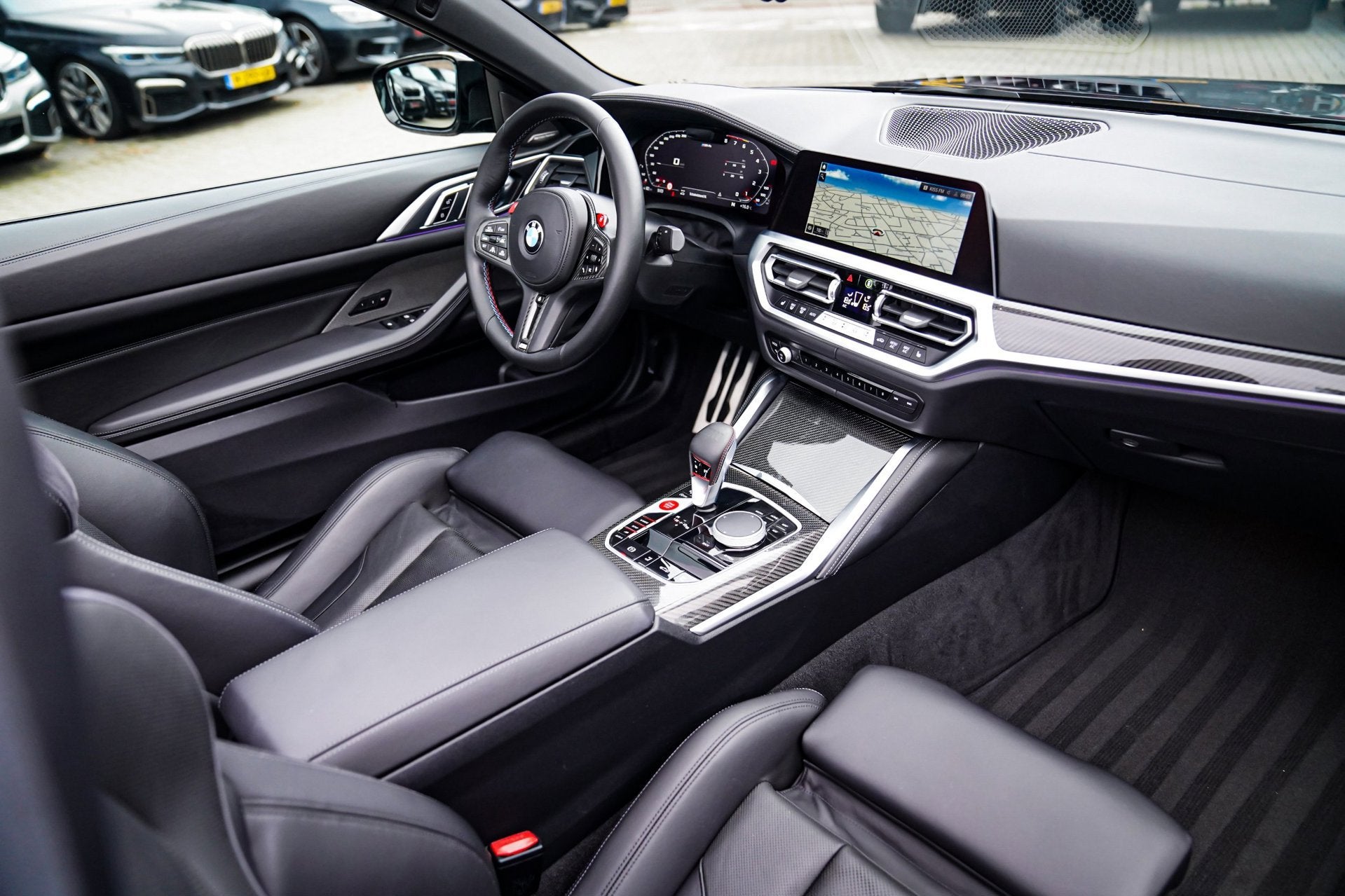 BMW 4-serie Cabrio M4 xDrive Competition | Akrapovic | Carbo, Auto's, Automaat, Dealer onderhouden, Gebruikt, Cabriolet