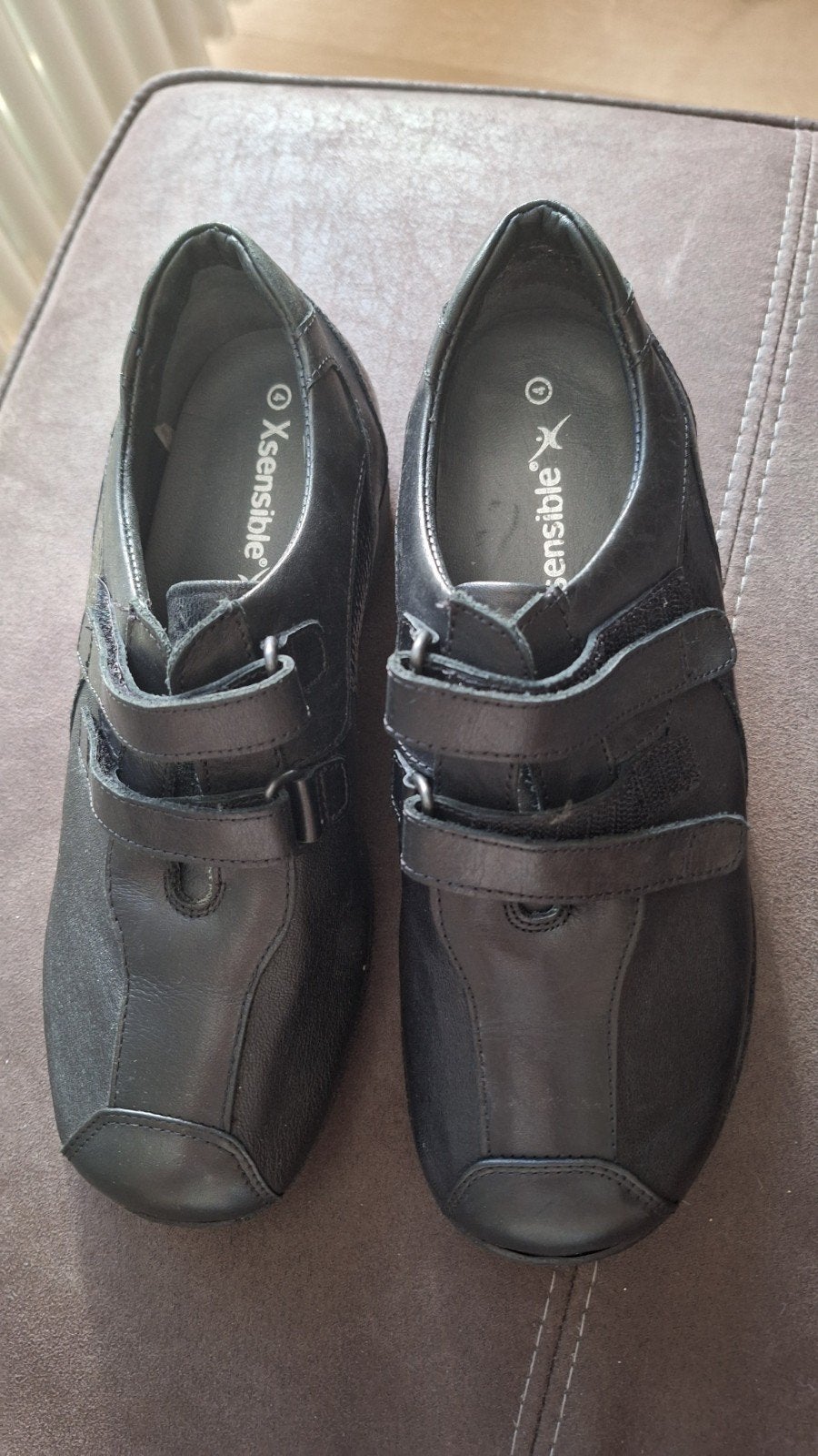 Xsensible schoenen zwart klittenband maat 37 breedte K, Xsensible, Zwart, Ophalen of Verzenden, Sneakers of Gympen