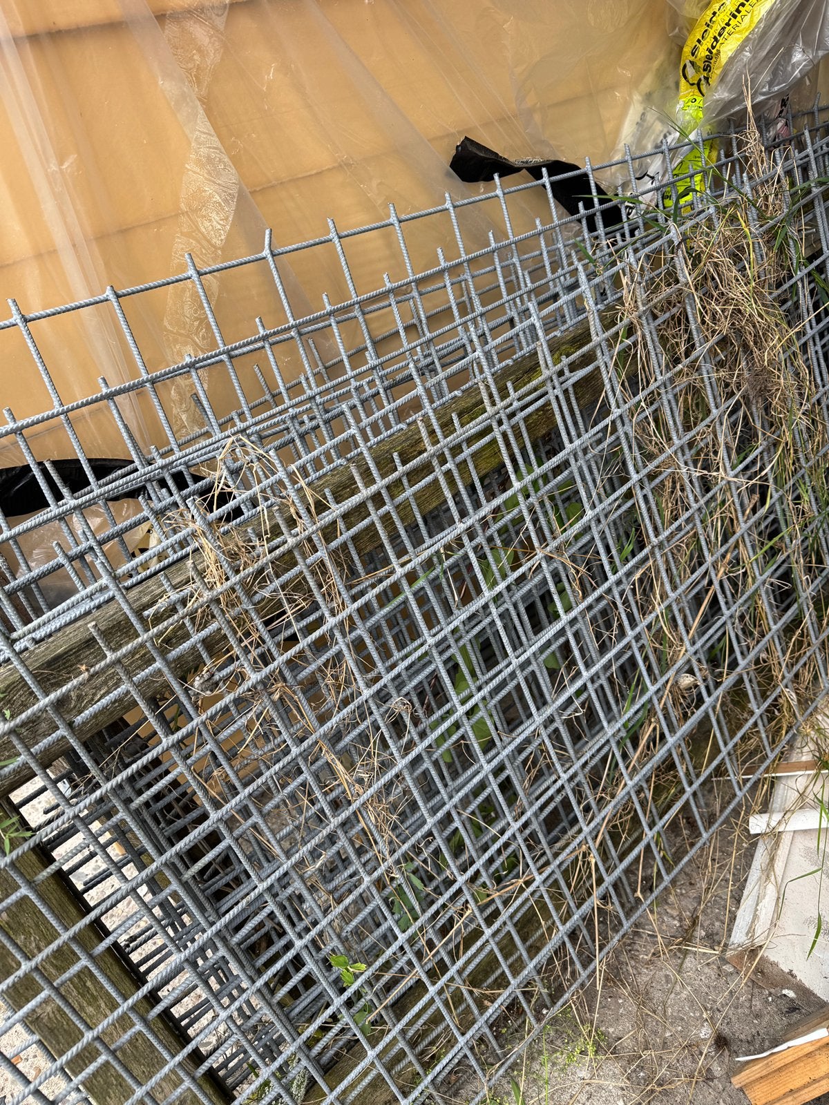 Gaas - betongaas - bonenrekken - moestuin - omheining, Tuin en Terras, Gaas en Draad, Ophalen, Zo goed als nieuw, 20 meter of meer