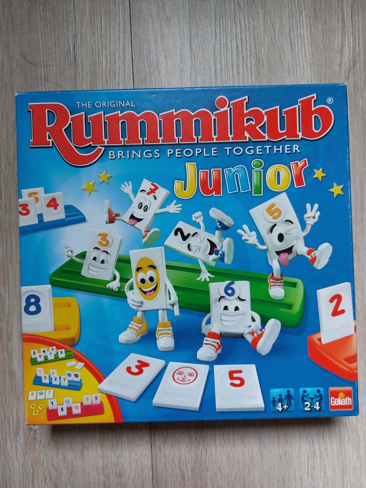 Rummikub Junior - Het originele cijferspel voor kinderen, Drie of vier spelers, Ophalen, Zo goed als nieuw, Goliath