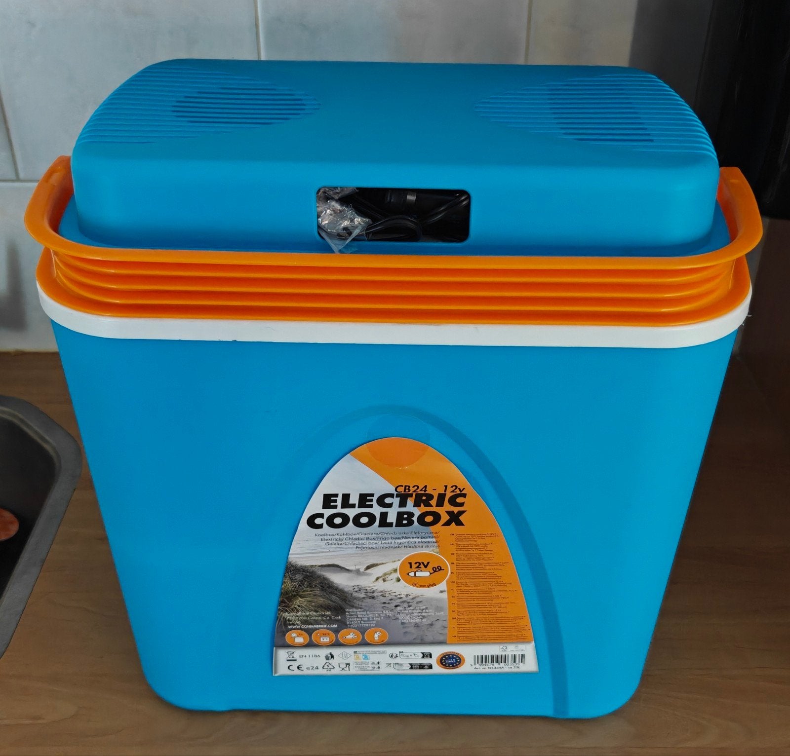 Elektrische Koelbox 12V, 22 liter, Ophalen of Verzenden, Zo goed als nieuw, Koelbox, Elektrisch